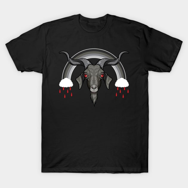 Monochrome Goat T-Shirt by JenniferSmith